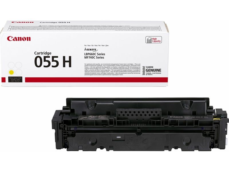 Canon 055H Y Toner Geel Hoge capaciteit