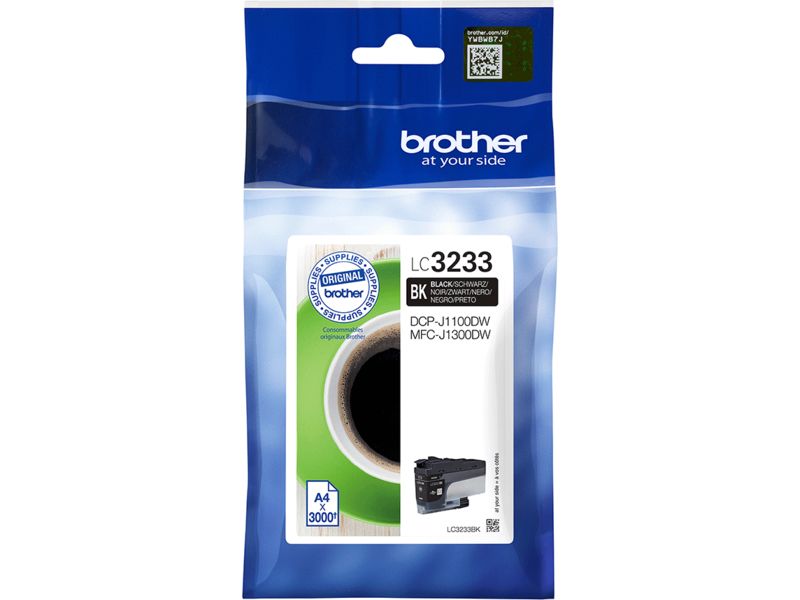 Brother LC-3233BK Inktcartridge Zwart