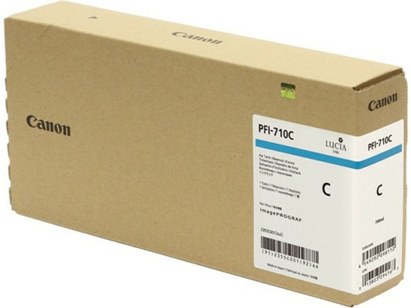 Canon PFI-710C Inktcartridge Cyaan