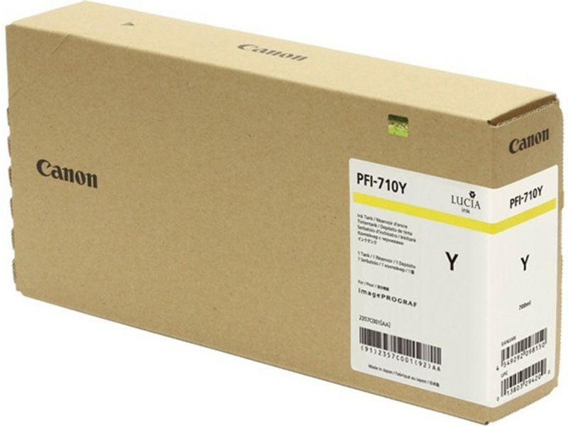 Canon PFI-710Y Inktcartridge Geel