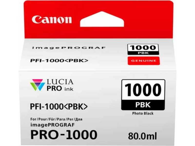 Canon PFI-1000PBK Inktcartridge Zwart