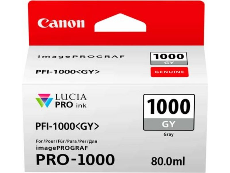 Canon PFI-1000GY Inktcartridge Grijs