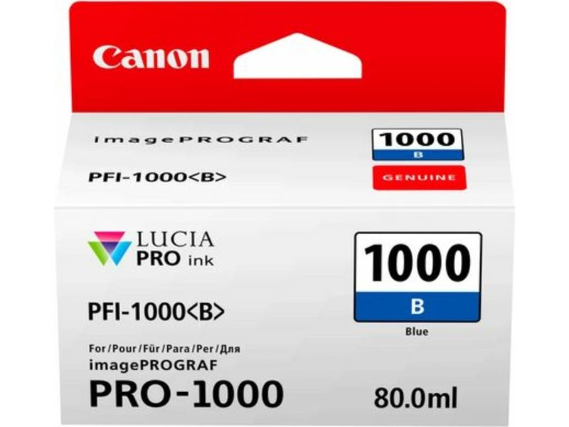 Canon PFI-1000B Inktcartridge Blauw