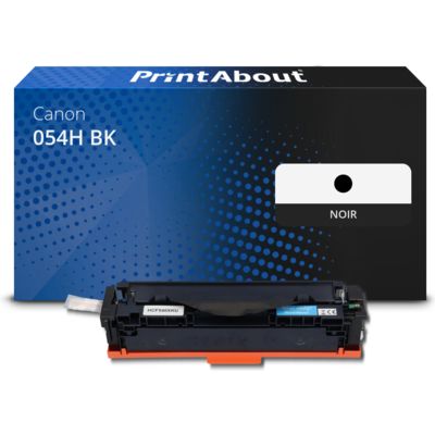 Toner compatible Canon 054H BK - Noir - Grande capacité