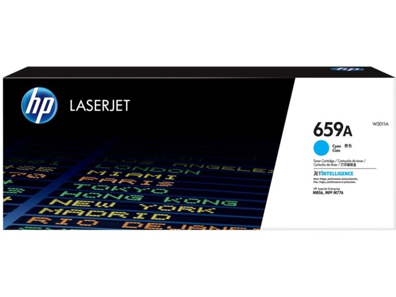 HP 659A (W2011A) Toner Cyaan