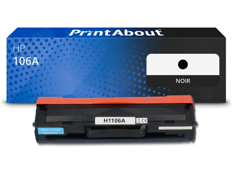 Toner compatible HP 106A (W1106A) - Noir