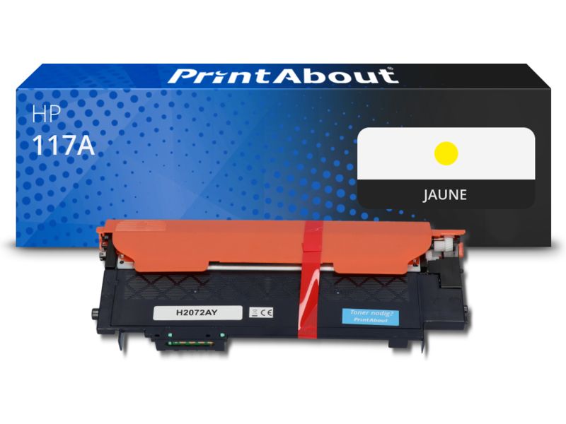 Toner compatible HP 117A (W2072A) - Jaune