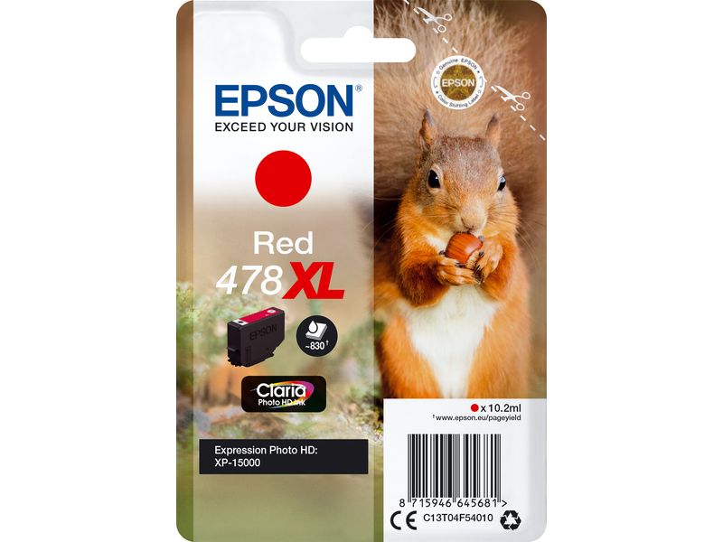 478XL - Série Ecureuil Rouge/ 830 pages