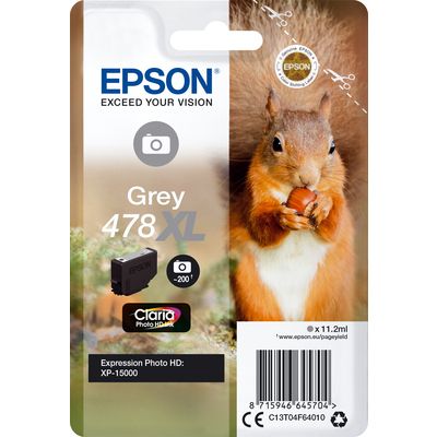 Epson 378/478XL (C13T04F64010) - Gris - Cartouche d'encre - Grande capacité