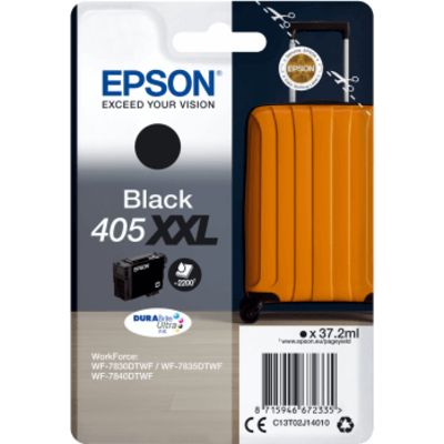 Epson 405XXL (C13T02J14010) - Noir - Cartouche d'encre - Très grande capacité