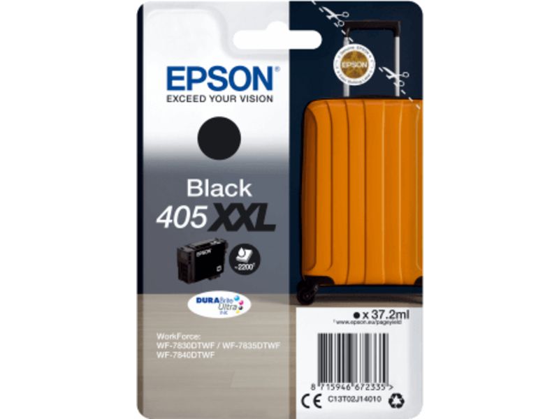 Epson 405XXL (C13T02J14010) Inktcartridge Zwart Extra hoge capaciteit