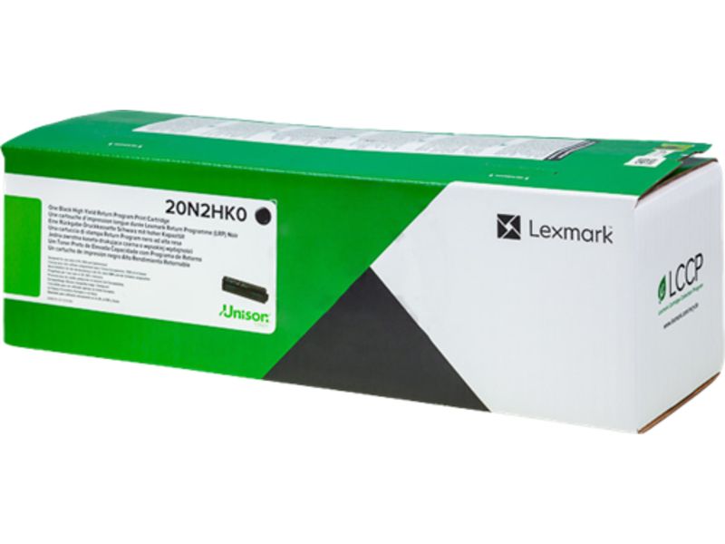 Lexmark 20N2HK0 Toner Zwart Hoge capaciteit