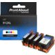 Cartouche compatible HP 912XL (3YP34AE) - 4 couleurs - Multipack