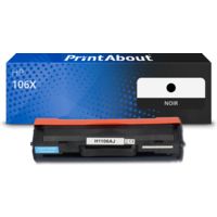 Toner compatible HP 106X (W1106X) - Noir - Grande capacité