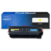 Toner compatible Canon 040H Y - Jaune - Grande capacité