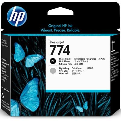 HP P2V00A (774) - Noir photo + gris clair - Cartouche d'encre