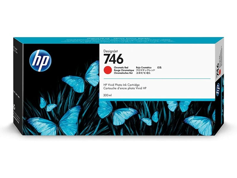 HP 746 (P2V81A) Inktcartridge Chromatisch rood