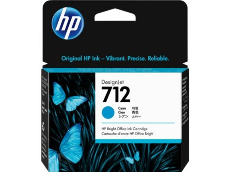 HP 712 (3ED67A) Inktcartridge Cyaan
