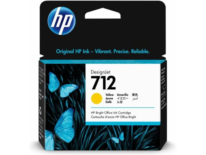 HP 712 (3ED69A) Inktcartridge Geel