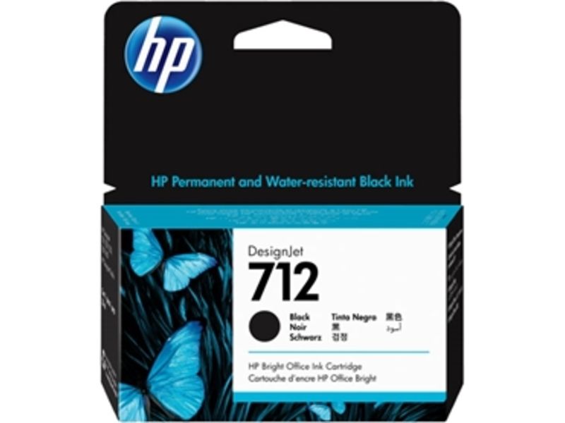 HP 712 (3ED70A) Inktcartridge Zwart