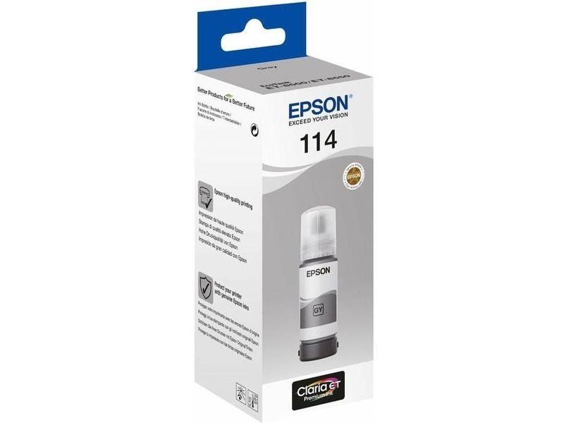 Epson 114 (C13T07B540) Inktcartridge Grijs