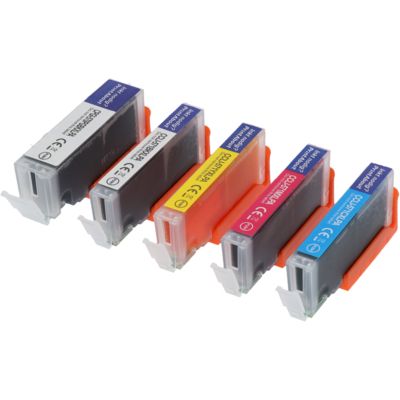 Cartouche compatible Canon PGI-570 / CLI-571 PGBK/C/M/Y/BK - 5 couleurs - Multipack