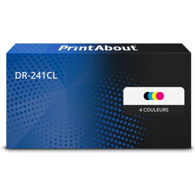 Tambour compatible Brother DR-241CL - 4 couleurs