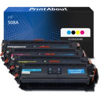 Toner compatible HP 508A (CF360A) - 4 couleurs - Multipack