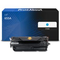 Toner compatible HP 655A (CF451A) - Cyan