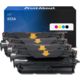 Toner compatible HP 655A (CF450A) - 4 couleurs - Multipack