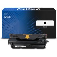 Toner compatible HP 656X (CF460X) - Noir - Grande capacité