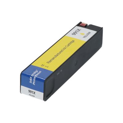 Cartouche compatible HP 991X (M0J98AE) - Jaune - Grande capacité