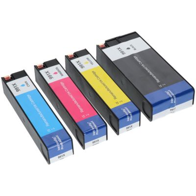 Cartouche compatible HP 991X (M0K02AE + M0J90/94/98AE) - 4 couleurs - Grande capacité - Multipack