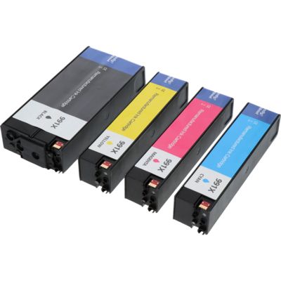 Cartouche compatible HP 991X (M0K02AE + M0J90/94/98AE) - 4 couleurs - Grande capacité - Multipack