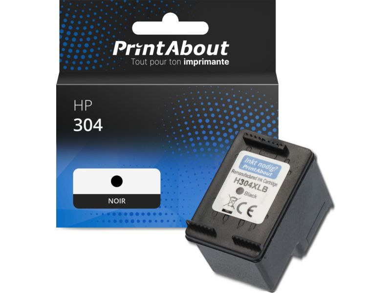 Cartouche compatible HP 304 (N9K06AE) - Noir