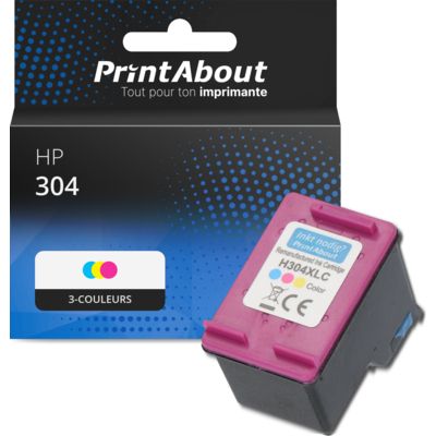 Cartouche compatible HP 304 (N9K05AE) - 3-couleurs