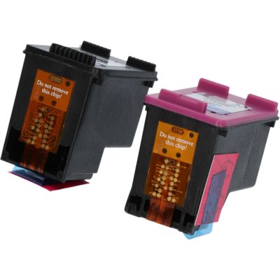 Cartouche compatible HP 302 (X4D37AE) - Noir + 3 couleurs - Multipack