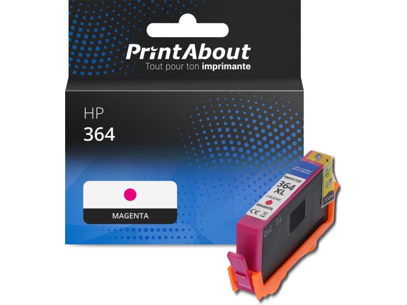 Cartouche compatible HP 364 (CB319EE) - Magenta