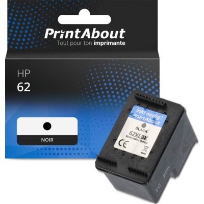 Cartouche compatible HP 62 (C2P04AE) - Noir