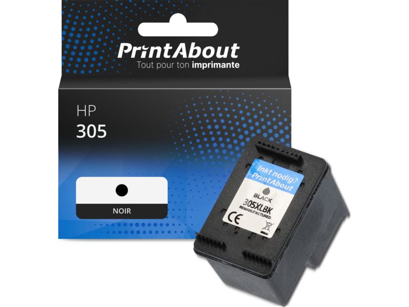 Cartouche compatible HP 305 (3YM61AE) - Noir