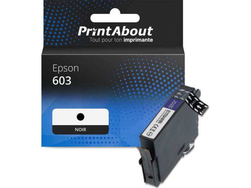 Cartouche compatible Epson 603 (C13T03U14010) - Noir