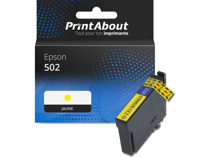 Cartouche compatible Epson 502 (C13T02V44010) - Jaune