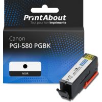 Cartouche compatible Canon PGI-580 PGBK - Noir