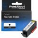 Cartouche compatible Canon PGI-580 PGBK - Noir