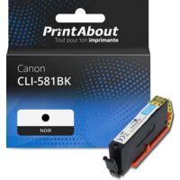 Cartouche compatible Canon CLI-581BK - Noir