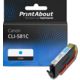 Cartouche compatible Canon CLI-581C - Cyan