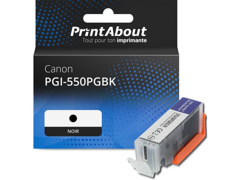 Cartouche compatible Canon PGI-550PGBK - Noir