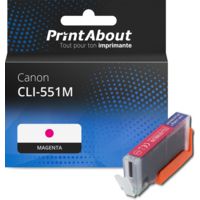 Cartouche compatible Canon CLI-551M - Magenta