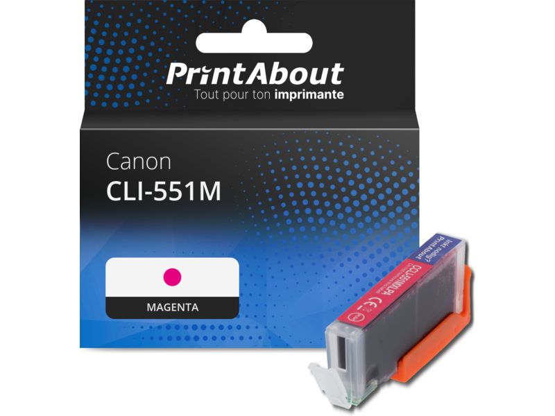 Cartouche compatible Canon CLI-551M - Magenta