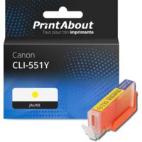 Cartouche compatible Canon CLI-551Y - Jaune